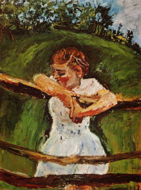 Chaim Soutine Young Girl at the Fence china oil painting image